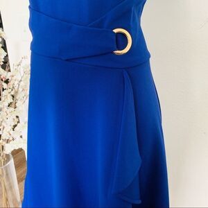 DKNY woman’s blue dress